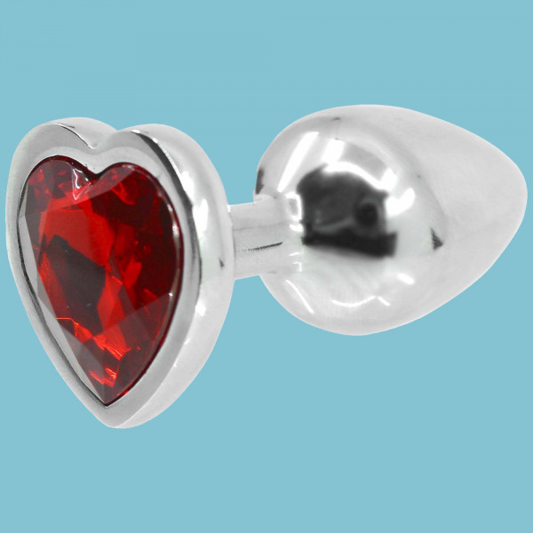 Love Steel Anal Plug with Crystal