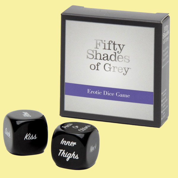 Fifty shades of grey erotic dice game
